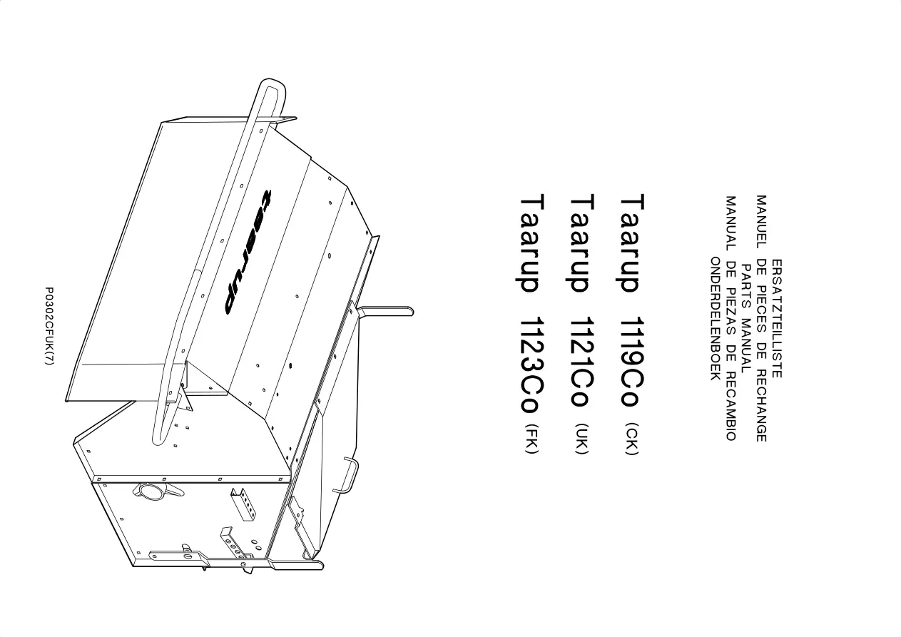Taarup 1119Co 1121Co 1123Co Mower Parts Manual