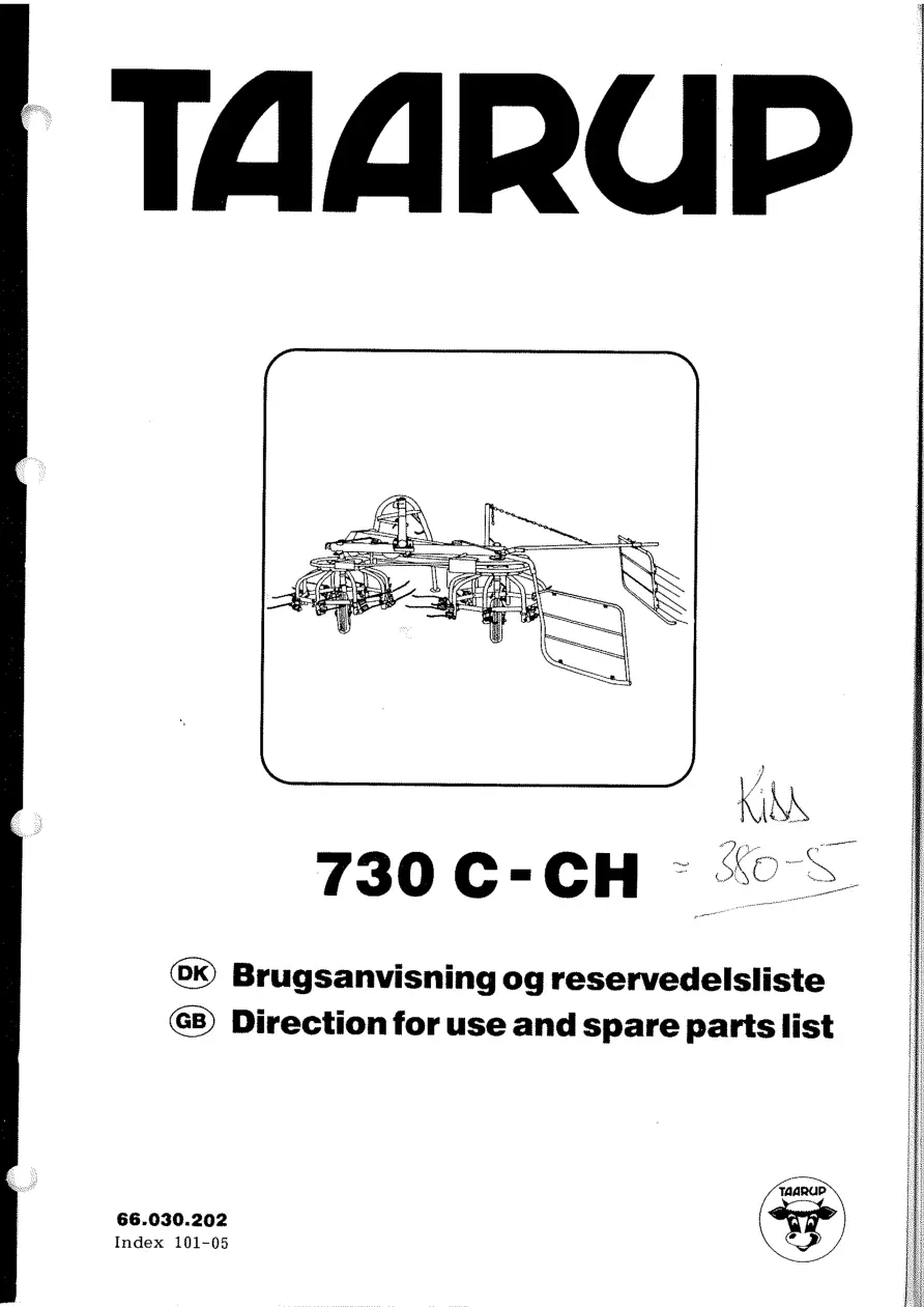 Taarup 730 Parts Manual