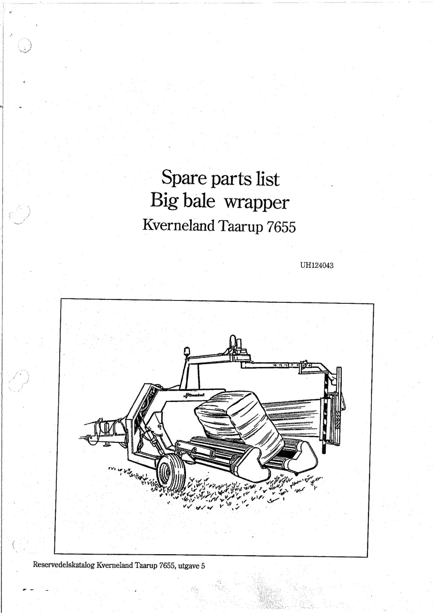 Taarup 7655 Parts Manual