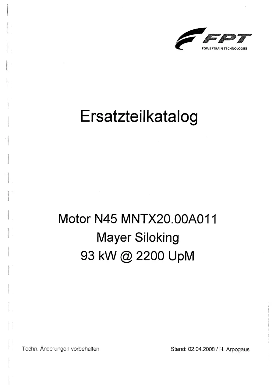 Taarup N45 93Kw Parts Manual
