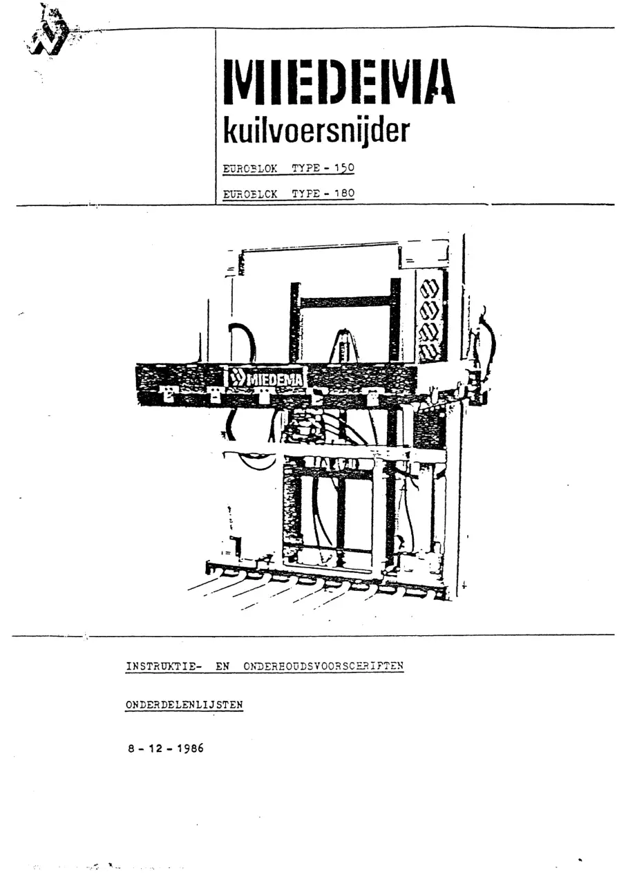 Trioliet Miedema Kvs Parts Manual