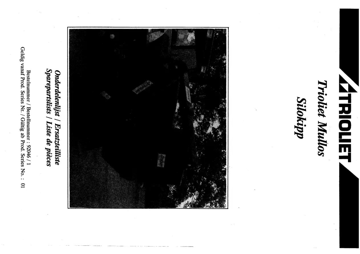 Trioliet Silokipp 02 92046 1 01 Parts Manual