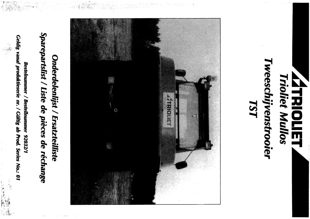 Trioliet Tst 02 92032 1 01 Parts Manual