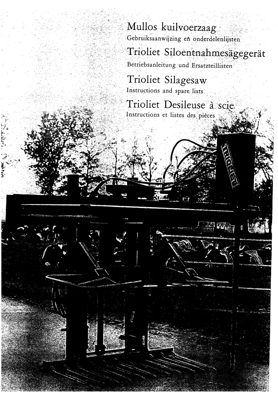 Trioliet Z135 Parts Manual