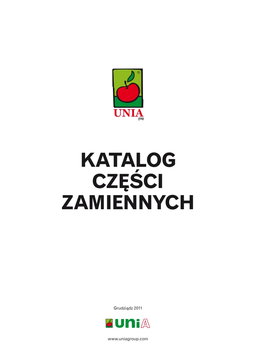 Unia General 2011 Parts Manual