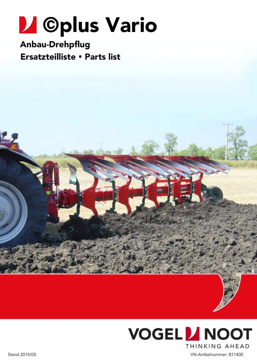 Vogel Noot Xs 850 950 1050 1150 Parts Manual