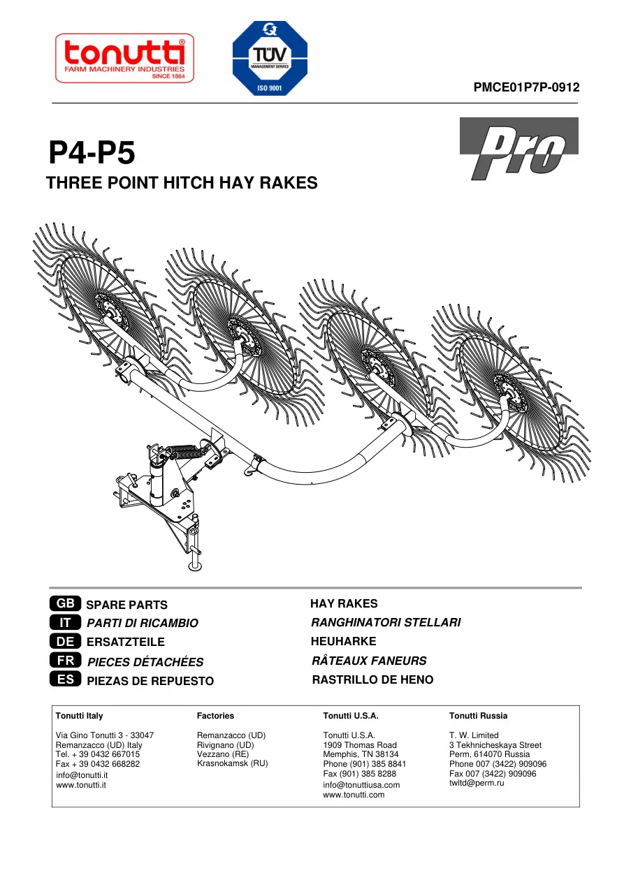 Wolagri P4 P5 Parts Manual