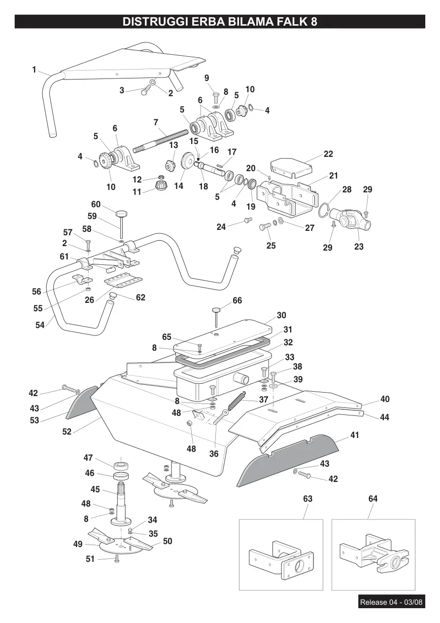 Zanon Falk 8 Parts Manual
