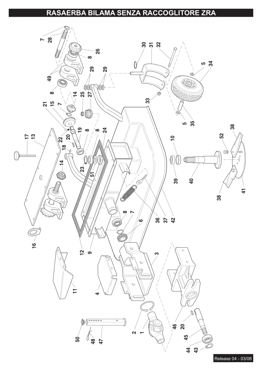 Zanon Zra Parts Manual