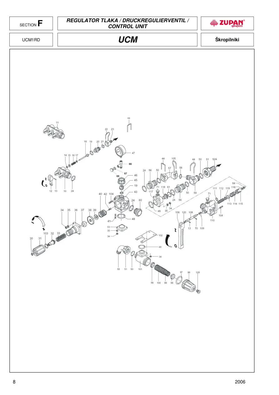 Zupan Ucm Parts Manual