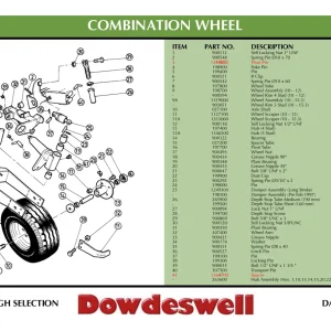 Dowdeswell Wheel Dp7 After 1997 Parts Manual