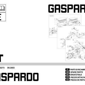 Gaspardo St 2003 Parts Manual