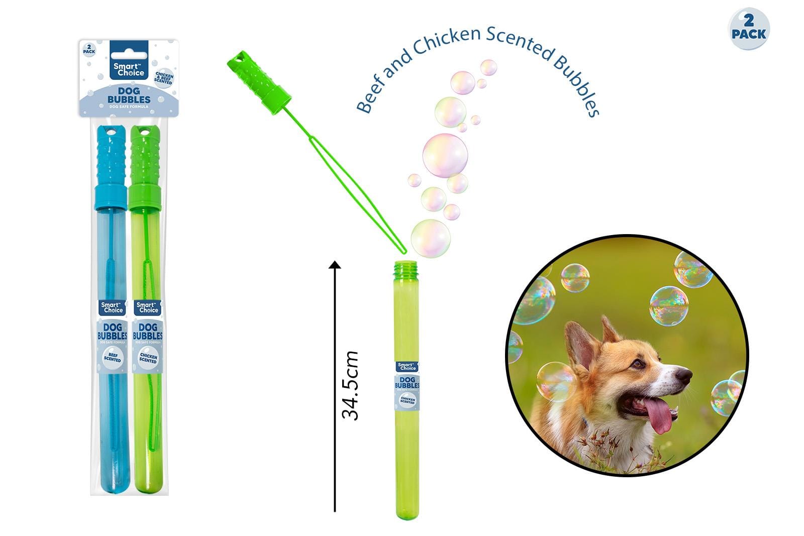 Scented Pet Bubbles - Pack of 2