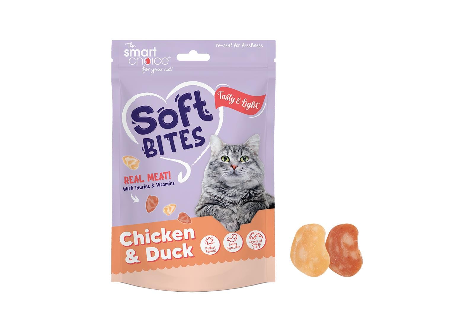 SOFT CHICKEN/DUCK BITES CAT TREAT