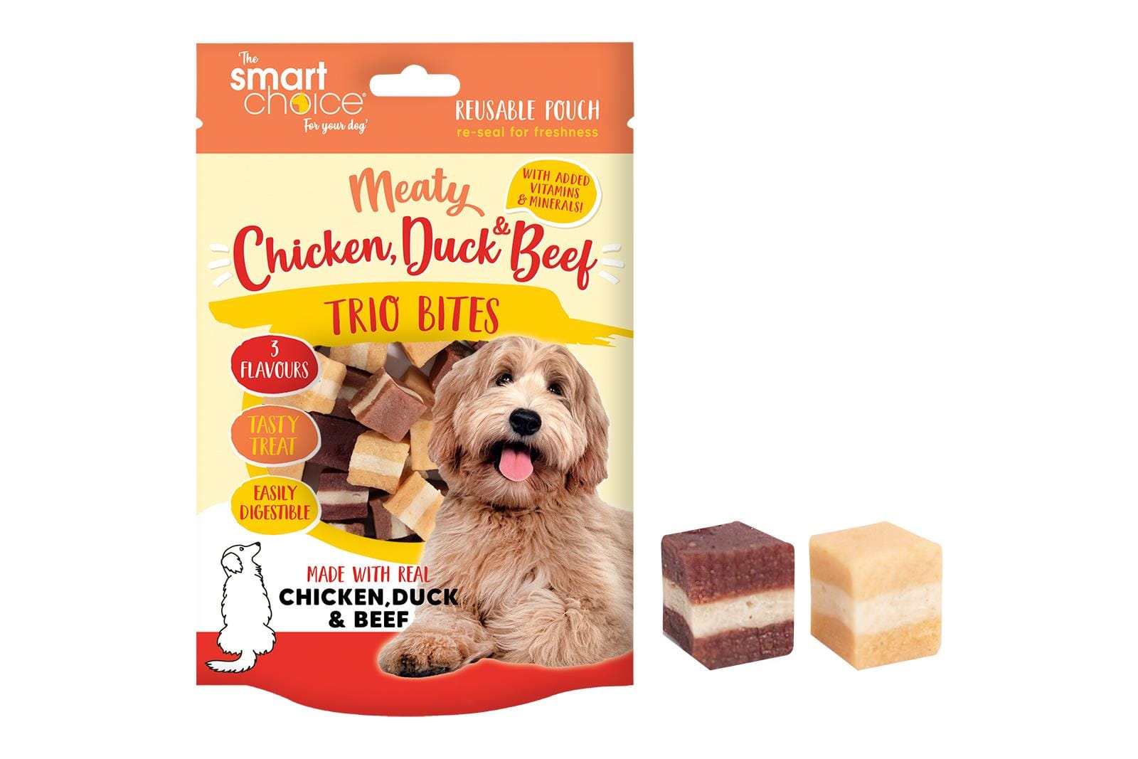 MEATY TRIO BITES DOG TREAT