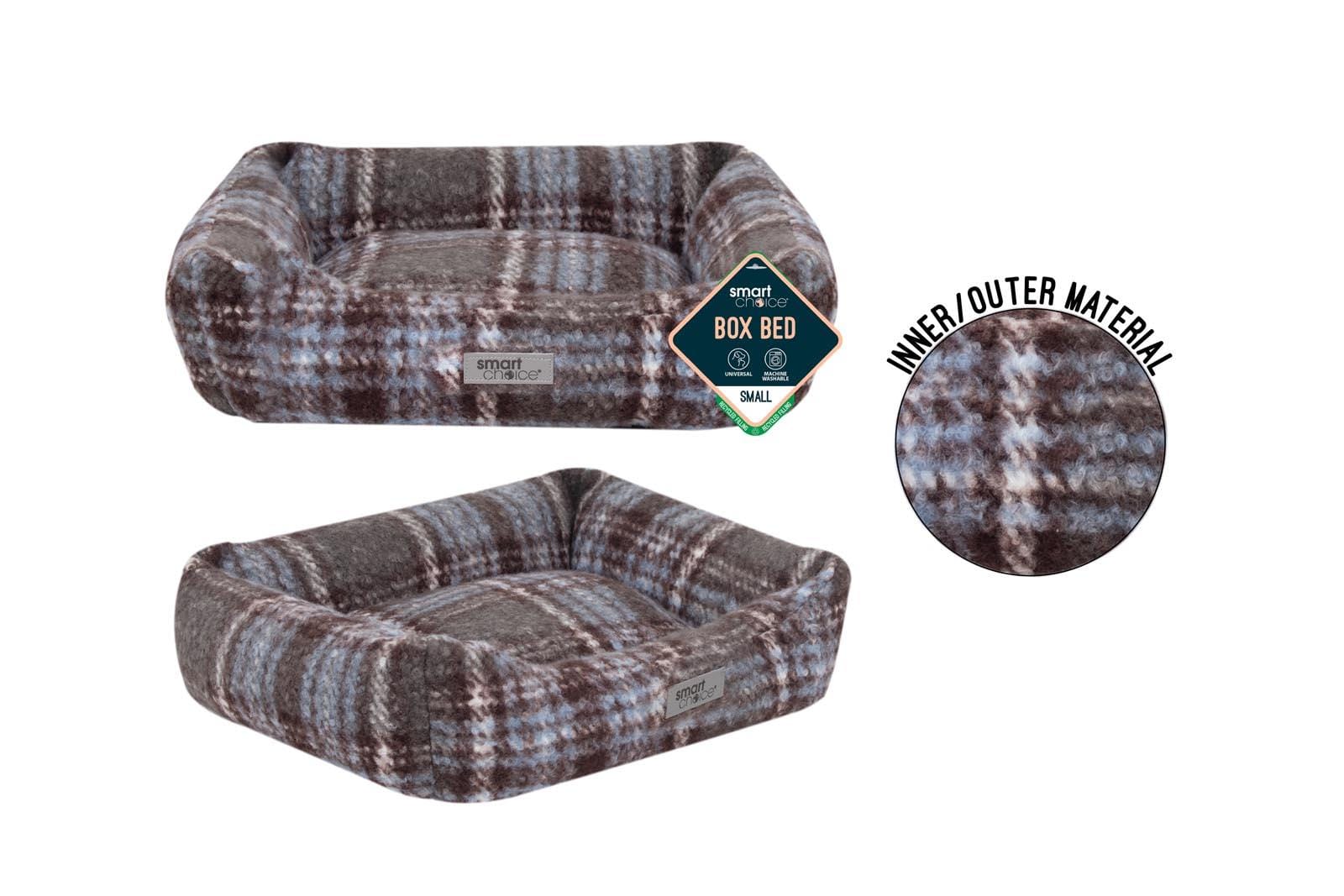 BALMORAL SQUARE PET BED SMALL 46X36X15CM