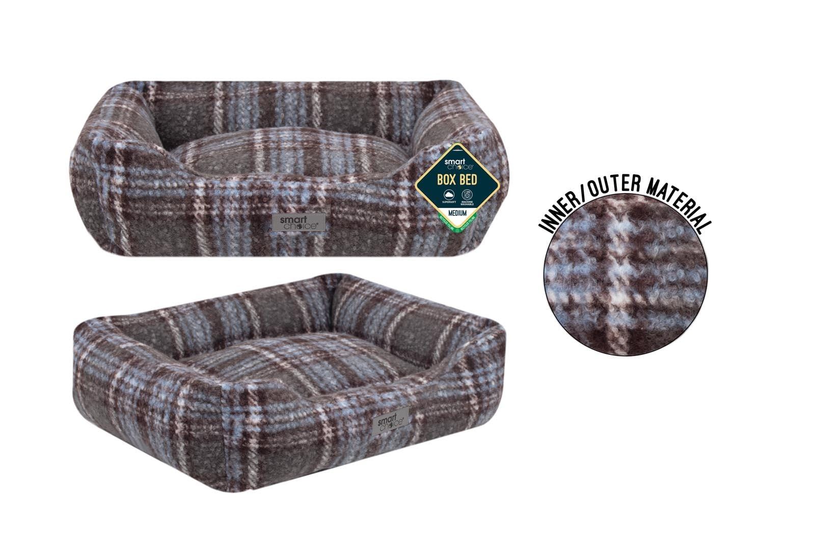 BALMORAL SQUARE PET BED MED 58X48X20CM