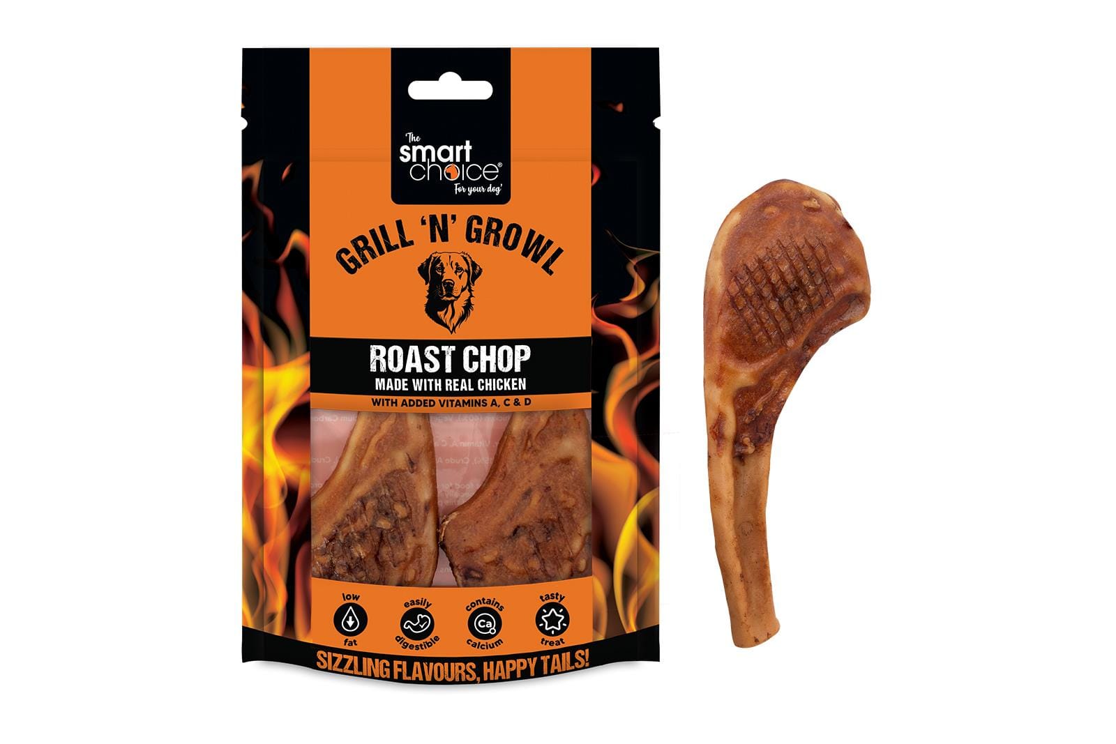 ROAST CHOP DOG TREAT 2 PACK