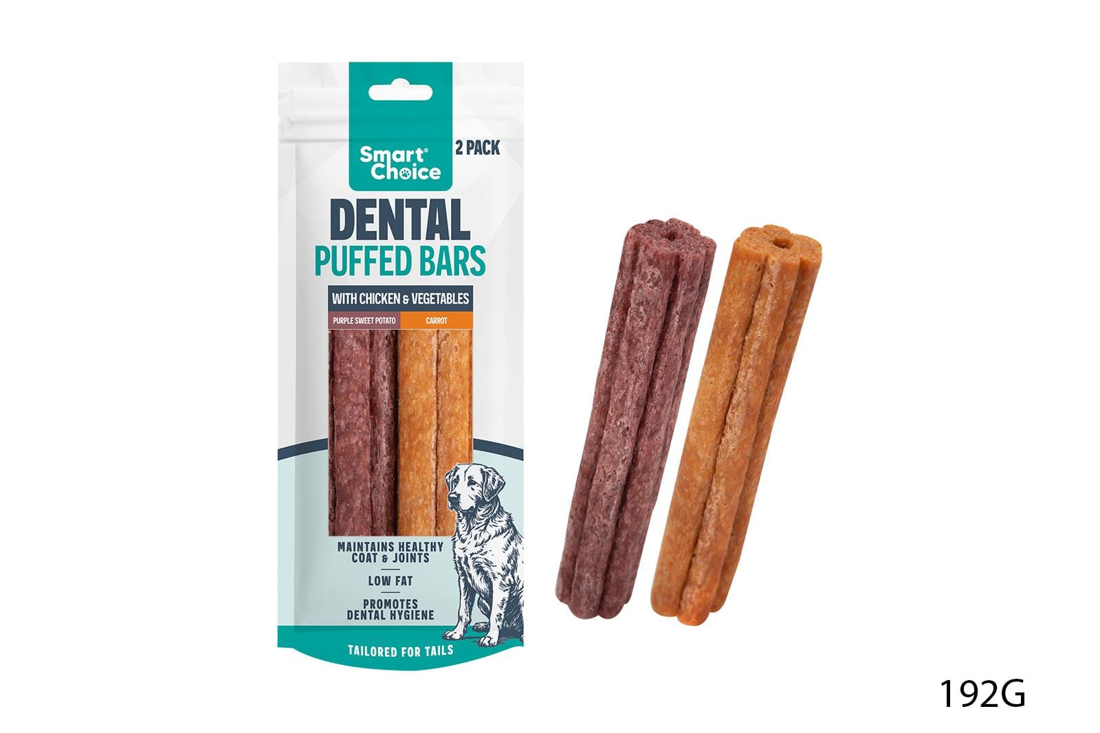 CHICKEN & RICE DUMBBELL DOG TREAT 300G