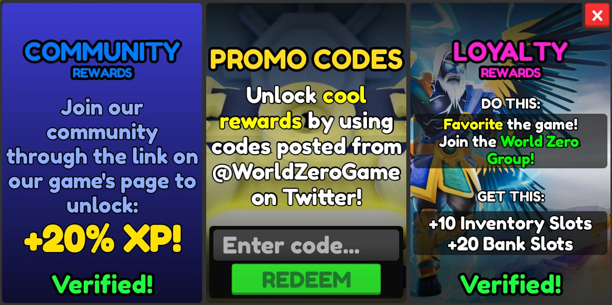 Enter your code in the Promo Codes box