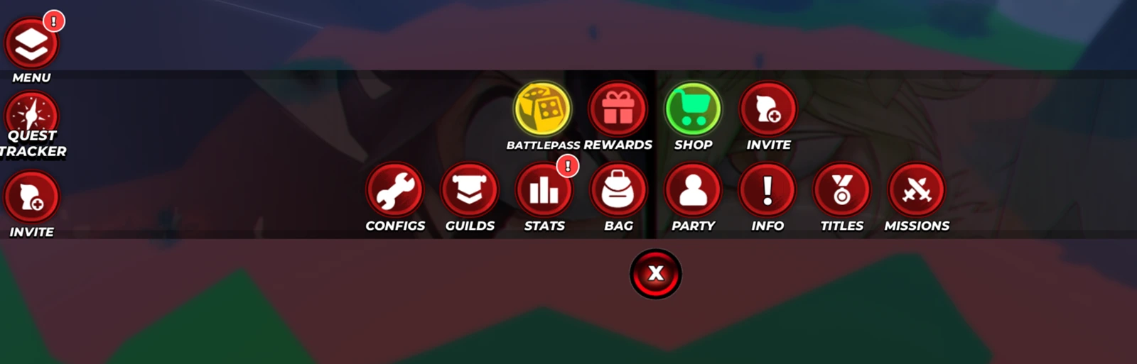 Open the In-Game Menu