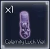 Calamity Luck Vial value in Jujutsu Infinite