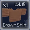 Brown Shirt value in Jujutsu Infinite