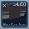 Black Ronin Tunic value in Jujutsu Infinite