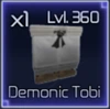 Demonic Tobi value in Jujutsu Infinite