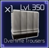 Overtime Trousers value in Jujutsu Infinite