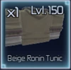 Beige Ronin Tunic value in Jujutsu Infinite