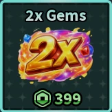 2x Gems Game Pass value in Sailor Piece