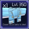 Ocean Blue Sailor's Vest value in Jujutsu Infinite