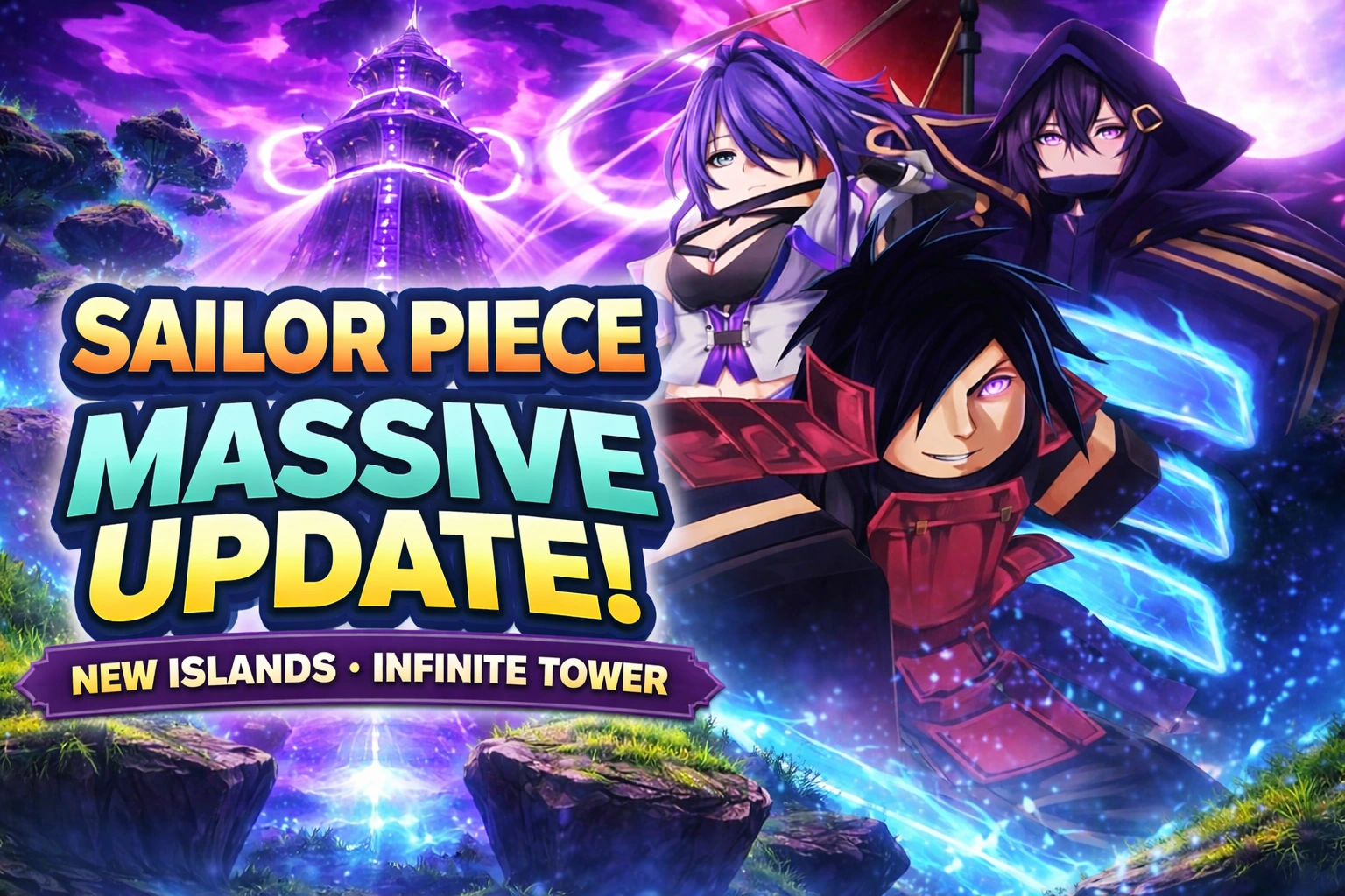 Sailor Piece Massive Update Adds Infinite Tower, New Islands, New Bosses, Secret Runes and More
