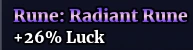 Radiant Rune Stats Sailor Piece Radiant Rune stats and luck bonus