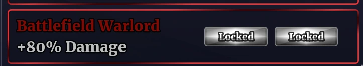 Sailor Piece Battlefield Warlord title with damage bonus