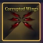 Sailor Piece Corrupted Wings cosmetic with damage and HP bonuses