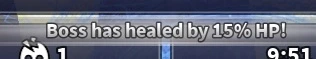 The Minotaur Healing Notification Boss healed by 15 percent HP notification in Sailor Piece raid