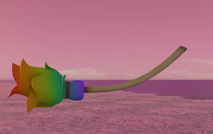 Rainbow Broom appearance in Clover Origins showing the rarest broom option