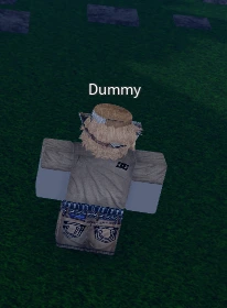 Dummy NPC location on Starter Island