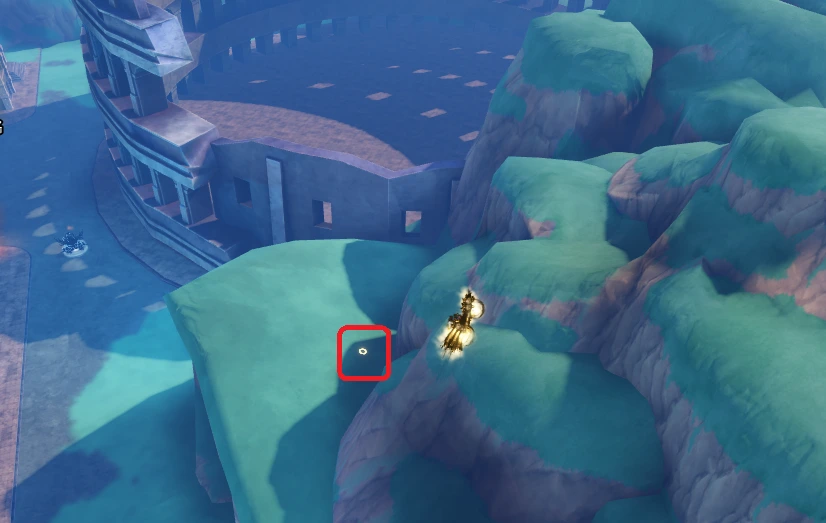 Secret Halo location on Bizzare Island in Sailor Piece