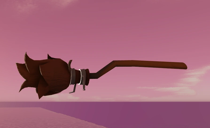 Heavy Broom appearance in Clover Origins showing the mid-tier broom option
