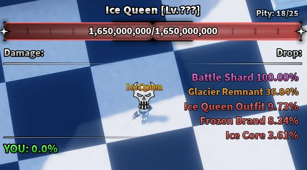 Ice Queen Boss Review Ice Queen Boss with Drop List, Drop Chances, HP and Location