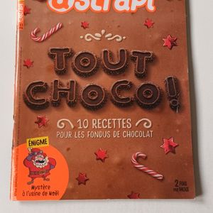 Magazine enfant avec carnet de recettes