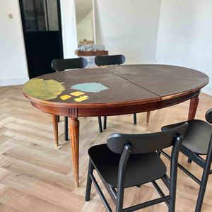 Table de salle à manger avec rallonge 