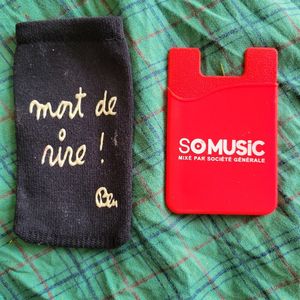 Pochettes tissu et autocollantes