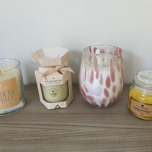 Lot de bougies neuves 