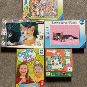 Puzzles et jeu pour enfants. 
