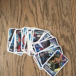 32 cartes PARS EN MISSION MARVEL 