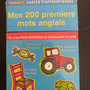 Carte pour apprendre l’anglais